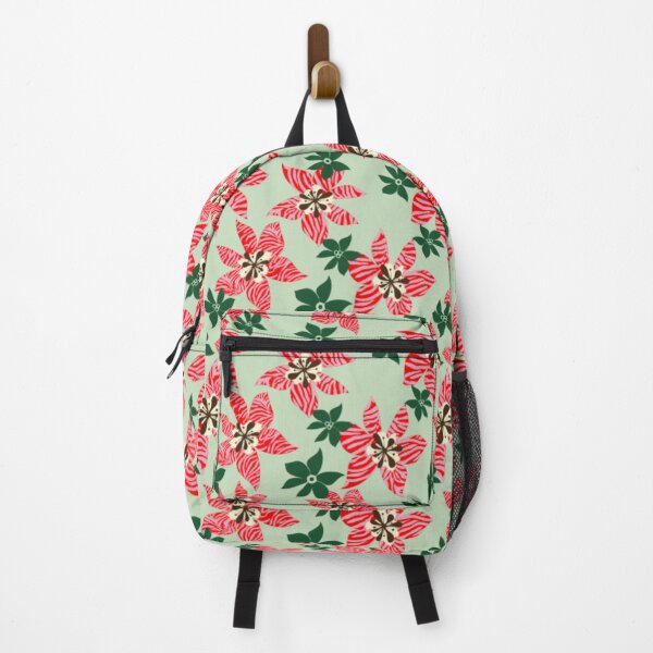 Item preview, Retro Christmas Poinsettias designed and sold by DigitalEffects.