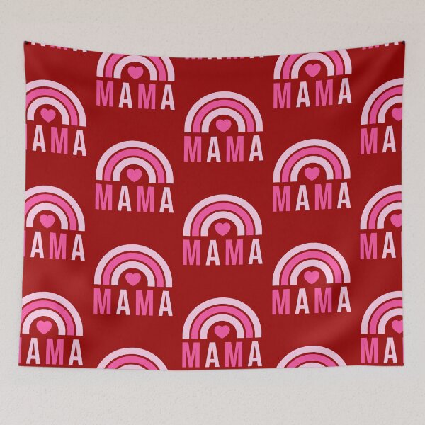 Item preview, Mom and Daughter Matching Valentines Day Mama Mini Rainbow Heart designed and sold by yelly123.