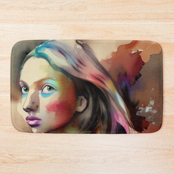 Item preview, Watercolor Portrait of Girl designed and sold by katiebca2.