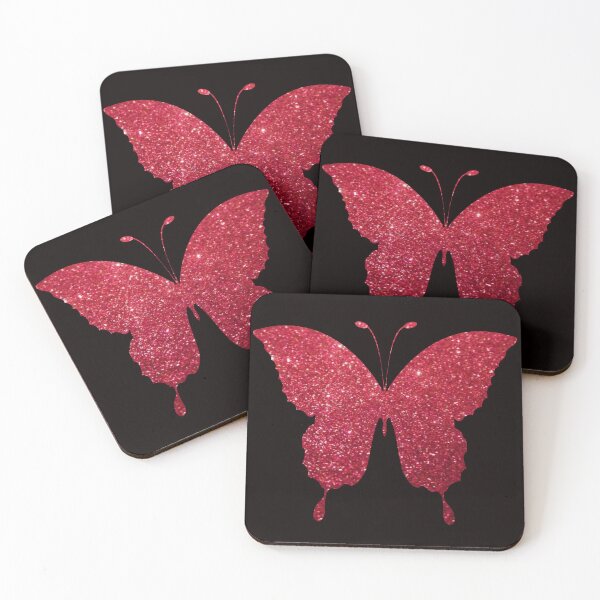 Item preview, Red Faux Glitter Butterfly designed and sold by Felicity-K.