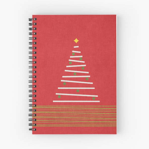 Item preview, Minimalist Christmas Tree White Green Red designed and sold by FAROSSTUDIO.