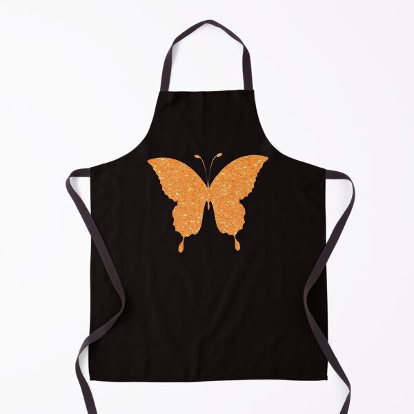 Item preview, Orange Faux Glitter Butterfly designed and sold by Felicity-K.