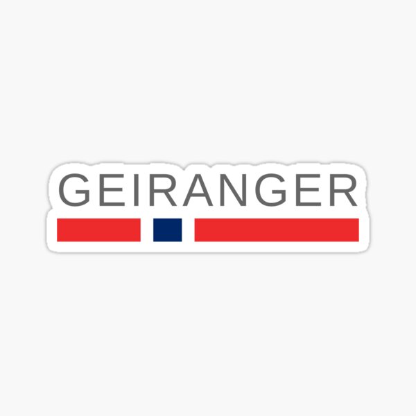 Geiranger Norwegen Sticker