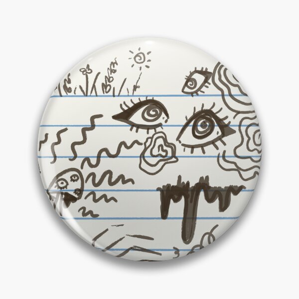 Item preview, cool notebook drawing doodles margins designed and sold by strawbsurprise.