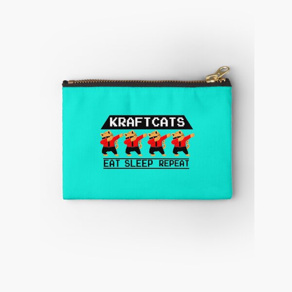 Item preview, Krafcat cute cat kraft teamwerk eat sleep repeat designed and sold by DungeonShopmy.