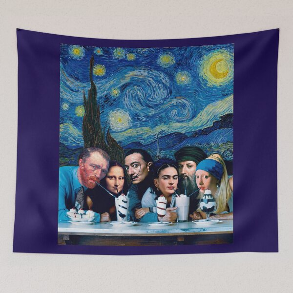 Item preview, Art Friends in a Starry Night designed and sold by DFerraz.
