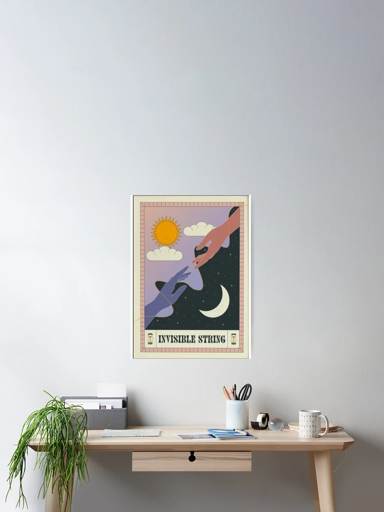 Thumbnail 2 of 3, Poster, Taylor Swift Invisible String designed and sold by Rabias0.