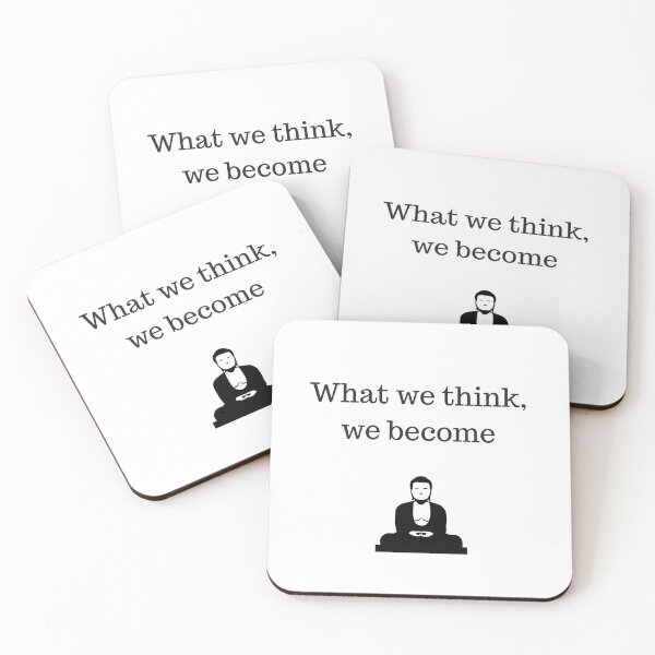 Item preview, Buddhist Quote  - what we think we become designed and sold by Inspirationmotivation.