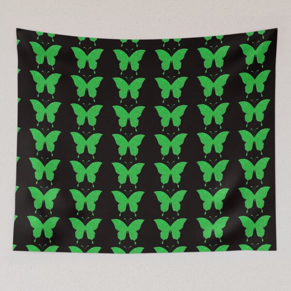 Item preview, Bright Green Faux Glitter Butterfly designed and sold by Felicity-K.