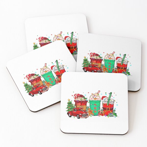 Item preview, Red and Green Christmas Ices Coffee Latte designed and sold by Sweet-A-Dsignz.