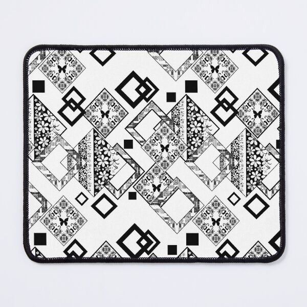Item preview, Black and white applique designed and sold by fuzzyfox.