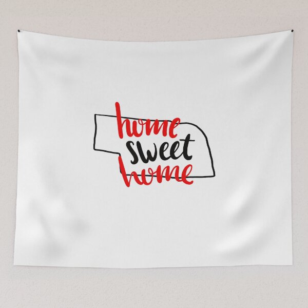 Item preview, Home Sweet Home Nebraska designed and sold by arielmacon.