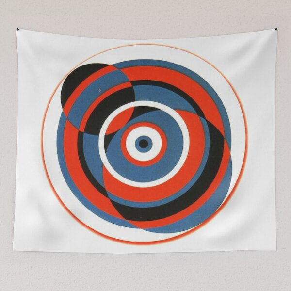 Item preview, Red, Black and Blue Circles In Circles designed and sold by VictorIos.