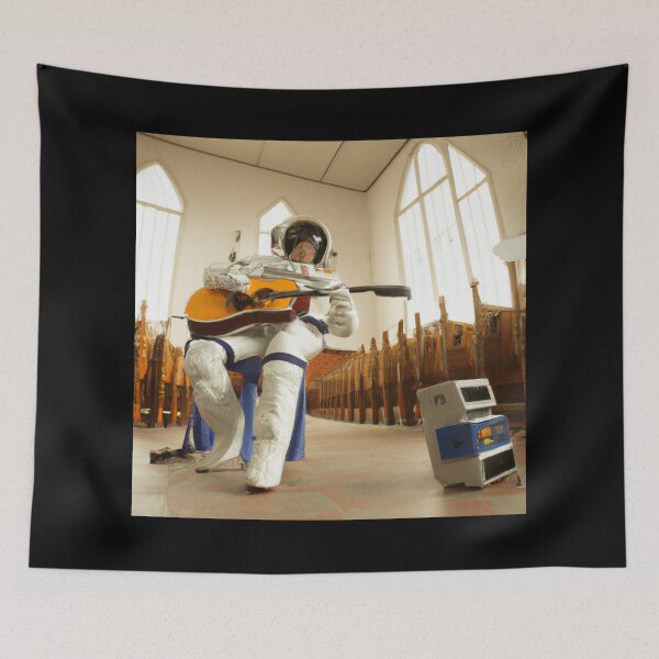 Item preview, Spaceman plays guitar in church (AI Generated Art) designed and sold by Cowboy Folly.