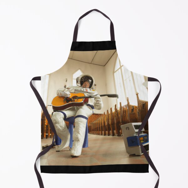Item preview, Spaceman plays guitar in church (AI Generated Art) designed and sold by Cowboy Folly.