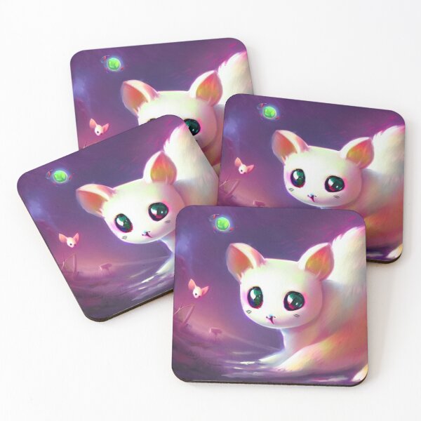 Item preview, cat playing in space designed and sold by NahyArt.