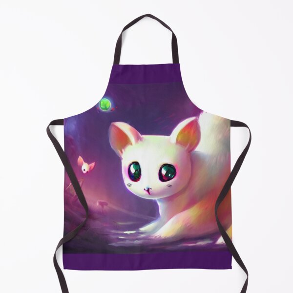 Item preview, cat playing in space designed and sold by NahyArt.