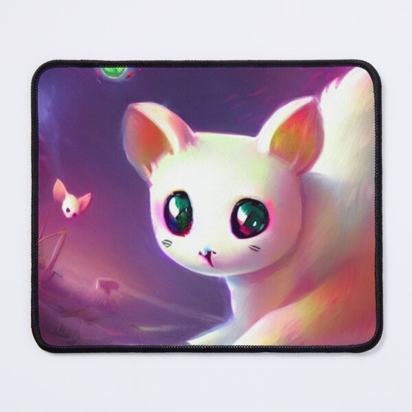 Item preview, cat playing in space designed and sold by NahyArt.