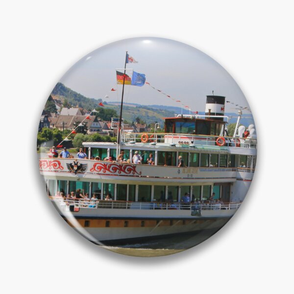 Item preview, Paddle steamer, Goethe, Rhine River, Germany designed and sold by FranWest.