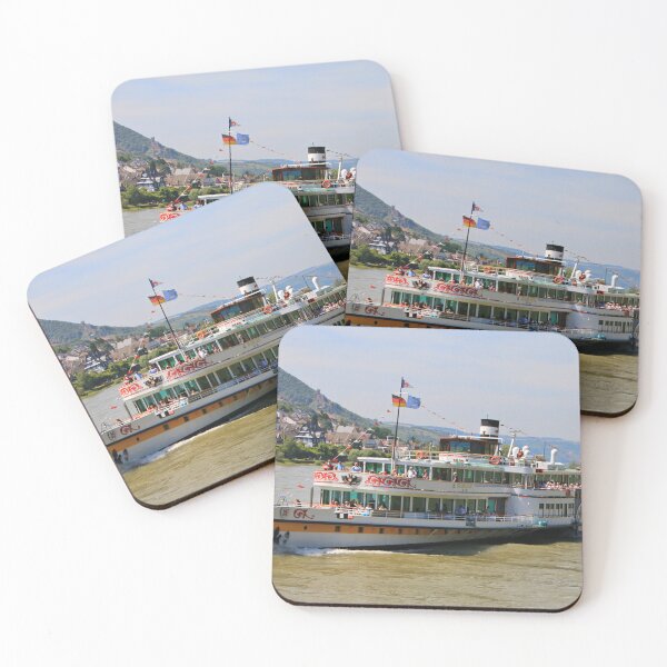 Item preview, Paddle steamer, Goethe, Rhine River, Germany designed and sold by FranWest.