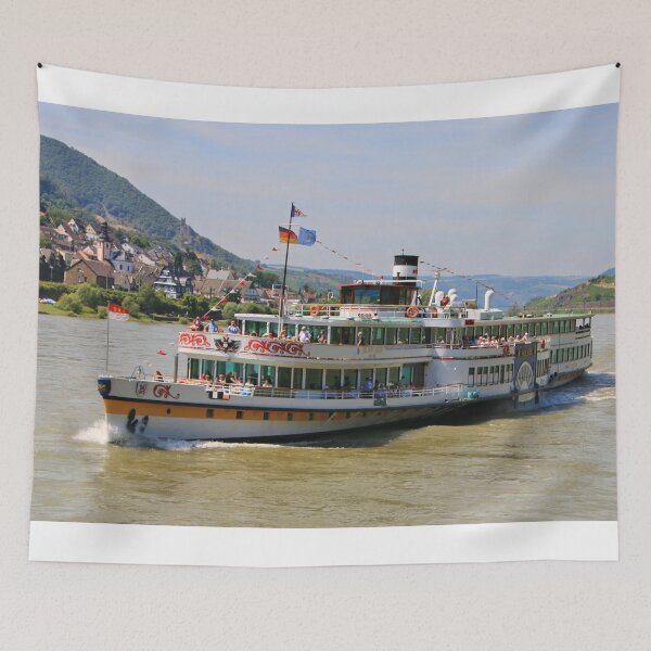 Item preview, Paddle steamer, Goethe, Rhine River, Germany designed and sold by FranWest.