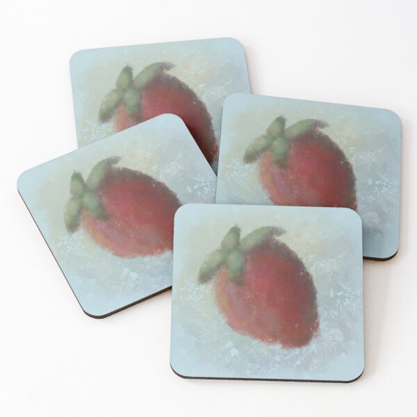 Item preview, strawberry graphite pastel art realism designed and sold by strawbsurprise.