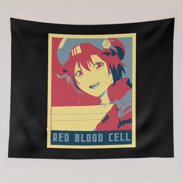 Item preview, Red Blood Cell - Cells At Work Poltical  Anime  T- Tshirt designed and sold by IdellLuettgen.