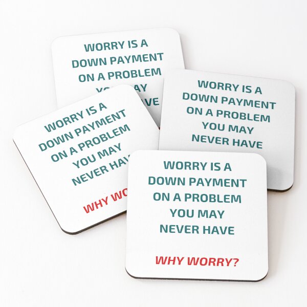 Item preview, WHY WORRY designed and sold by Inspirationmotivation.