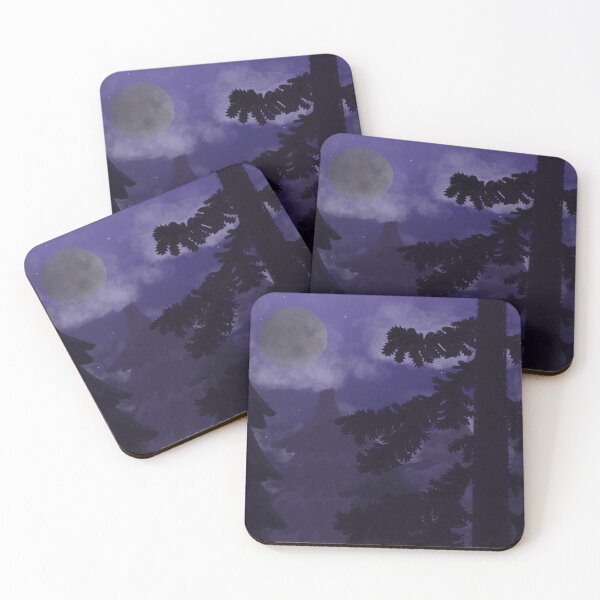 Item preview, Moonlit Forest designed and sold by Shroomy Draws.