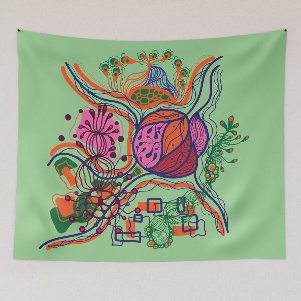 Item preview, Dynamic Line Art In My Micro Cells Look Weird designed and sold by DJava-ArtO.