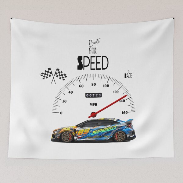 Item preview, Built  For Speed Blue Green Yellow Sport Car designed and sold by darknessjeff86.