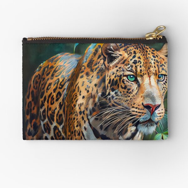 Item preview, Tropical Jaguar - Oil Painting designed and sold by ABArtByAlexST.