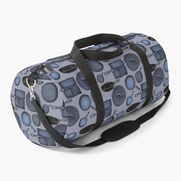 Item preview, Black Cast Iron Pans Pattern designed and sold by Art of Camping Now.