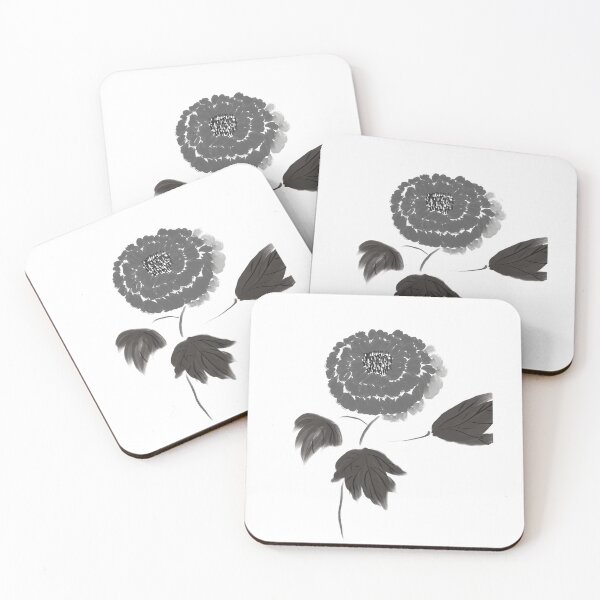 Item preview, Peony sumie designed and sold by StudioMasha.