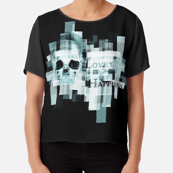 Skull 12 Top mousseline