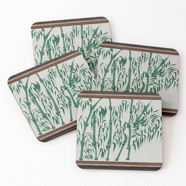 Item preview, Sumie Bamboo forest in color designed and sold by StudioMasha.