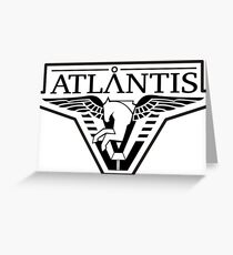 Stargate Atlantis Logo Greeting Card