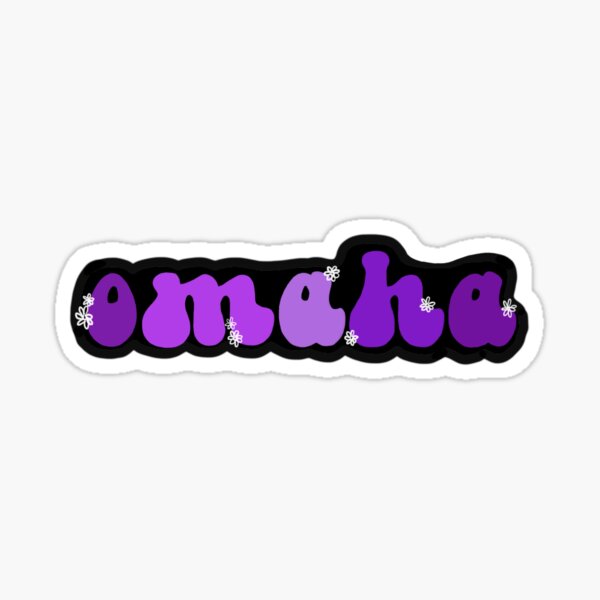 "Groovy Omaha" Sticker for Sale by DiegoLey Redbubble