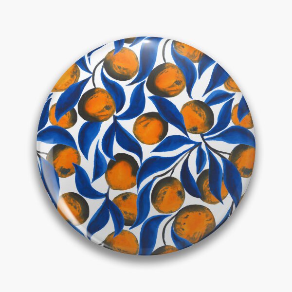 Item preview, Oranges with blue leaves designed and sold by TheMirwoForest.