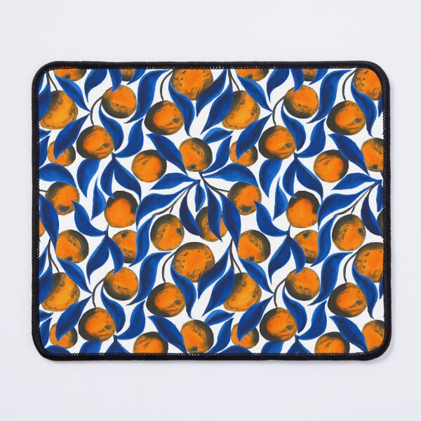Item preview, Oranges with blue leaves designed and sold by TheMirwoForest.