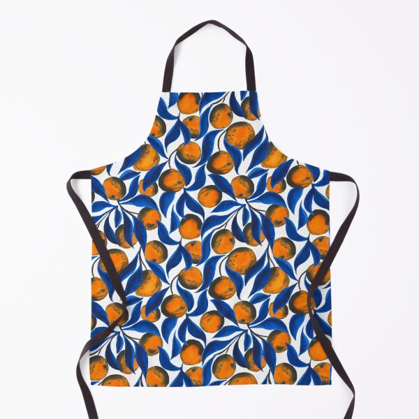 Item preview, Oranges with blue leaves designed and sold by TheMirwoForest.