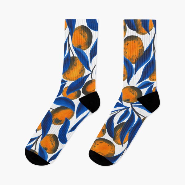 Item preview, Oranges with blue leaves designed and sold by TheMirwoForest.