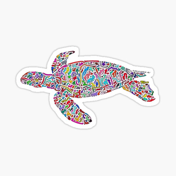 Item preview, Turtle (multicolored) designed and sold by aureliart66.