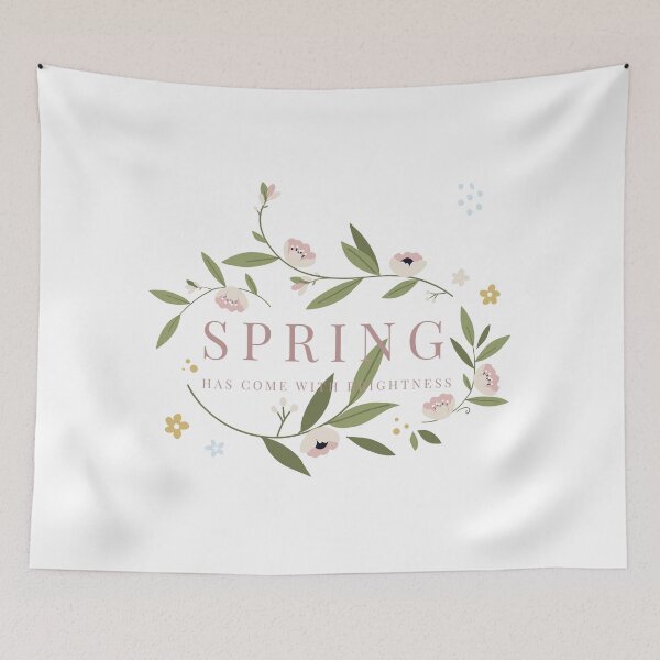 Item preview, Spring has come with brightness print  designed and sold by MaruJaisaan.