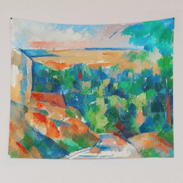 Item preview, HD PAUL CEZANNE - The Bend in the Road designed and sold by Go Logo Designs.