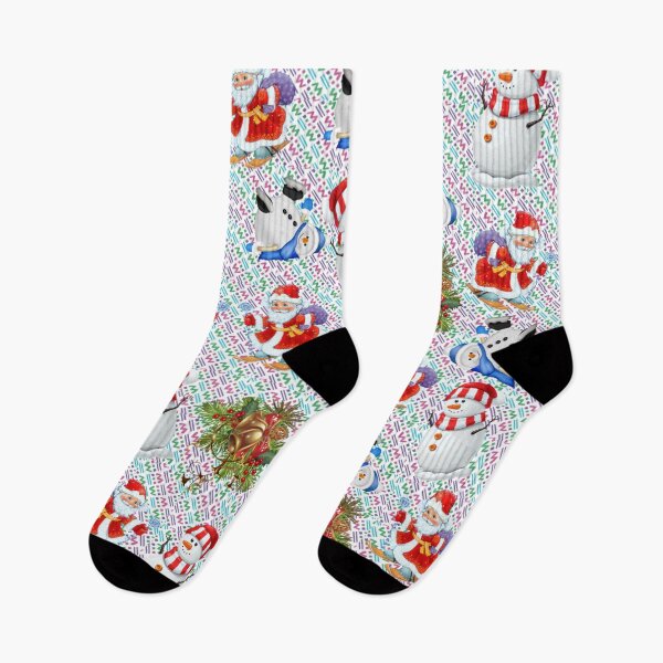 Item preview, Snowman, Santa clause and Christmas bell. designed and sold by DaliaSabryTee.