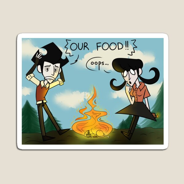 Item preview, don't starve- wilson and willow [colored] designed and sold by Mayo Milk.