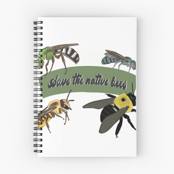 Item preview, Save the native bees designed and sold by Samm Reynolds.