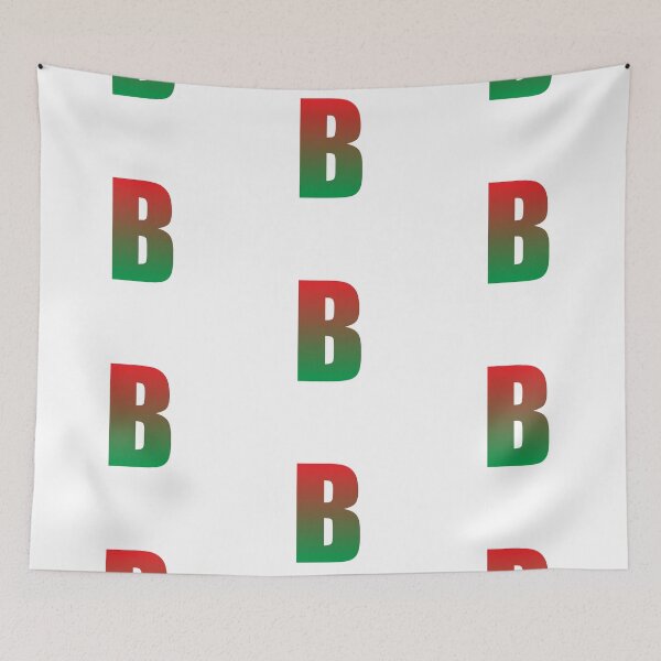 Item preview, Gradient Initial B Christmas designed and sold by kavanaghdesigns.
