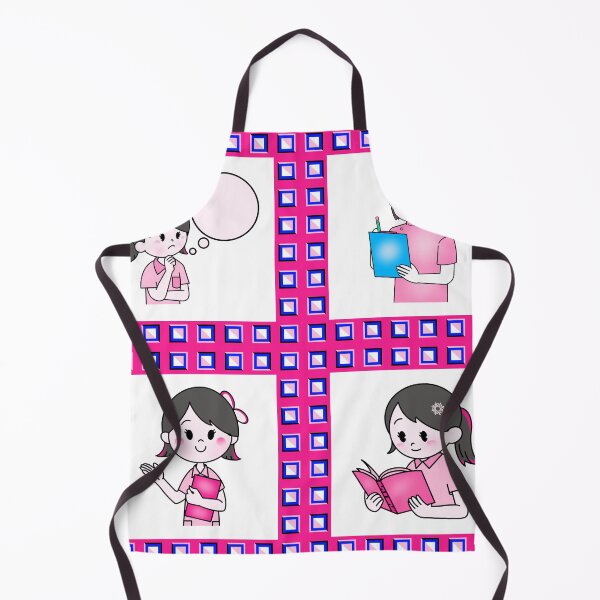 Item preview, The cute girl lifestyle in modern seamless pattern designed and sold by MyMemoriesArts.